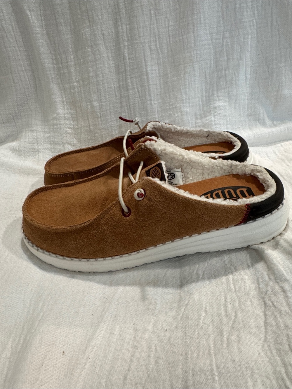 Hey Dude Men's Wally Slip Warmth Moc Toe Mule mens size 7
